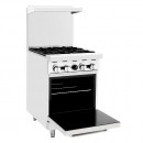 Atosa AGR-4B 24" Gas Range with (4) Open Burners and (1) 20" Oven addl-2