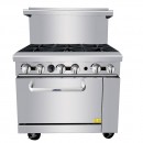 Atosa AGR-6B 36" Gas Range with (6) Open Burners and (1) 26-1/2" Oven addl-2
