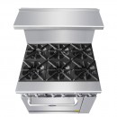 Atosa AGR-6B 36" Gas Range with (6) Open Burners and (1) 26-1/2" Oven addl-8