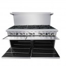 Atosa AGR-10B 60" Gas Range, (10) Open Burners and (2) 26-1/2" Ovens addl-4