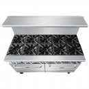 Atosa AGR-10B 60" Gas Range, (10) Open Burners and (2) 26-1/2" Ovens addl-3