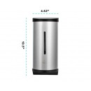 Alpine 4300-2-S Automatic Hands-Free Gel Hand Sanitizer/Soap Dispenser with Floor Stand, Stainless Steel, 800 ml addl-2