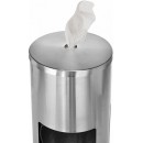 Alpine 4777 Stainless Steel Floor Stand Gym Wipes Dispenser with Built-in Trash Can addl-5
