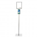 Alpine 530-S-SGN-S Sanitizing Wipes Dispenser Stand with Sign Frame addl-1
