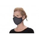 Winco MSK-4GML Adjustable/Reusable 2-Ply Cotton/Poly Face Mask, Gray, M/L, 2/Pack addl-1