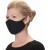 Winco MSK-1KLXL Reusable 2-Ply 100% Cotton Face Mask, Black, L/XL, 2/Pack addl-1