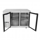 Atosa MBB48GGR Stainless Steel Back Bar Cooler with Glass Door 48" addl-3