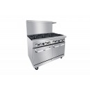 Atosa AGR-8B 48" Gas Range with (8) Open Burners and (2) 20" Ovens addl-3