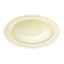 TigerChef Round Glass Pearl Dot Charger Plate 13"  addl-2