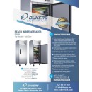 Dukers D28AR One Door Top Mount Reach-In Refrigerator 27-1/2" addl-1