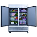 Dukers D55R 2- Door Bottom Mount Reach-In Refrigerator 55" addl-2