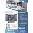 Dukers D55R 2- Door Bottom Mount Reach-In Refrigerator 55" addl-1