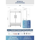 Dukers D55R 2- Door Bottom Mount Reach-In Refrigerator 55" addl-4