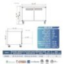 Dukers DUC48R 2-Door Undercounter Reach-In Refrigerator 48" addl-2