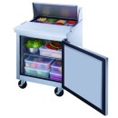 Dukers DSP29-8-S1 Sandwich / Salad Prep Table Refrigerator 29" addl-4
