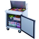 Dukers DSP29-12M-S1 Mega Top Salad / Sandwich Prep Table Refrigerator 29" addl-5