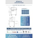 Dukers DSP29-12M-S1 Mega Top Salad / Sandwich Prep Table Refrigerator 29" addl-2