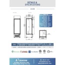Dukers LG-430 Glass Swing Door Refrigerated Merchandiser 27-1/2" addl-3