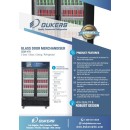 Dukers DSM-41R 2-Glass Swing Door Refrigerated Merchandiser 47" addl-2