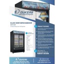 Dukers DSM-32SR 2-Glass Sliding Door Refrigerated Merchandiser 39-3/8" addl-2