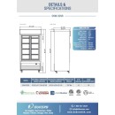 Dukers DSM-32SR 2-Glass Sliding Door Refrigerated Merchandiser 39-3/8" addl-1