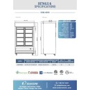 Dukers DSM-40SR 2-Glass Sliding Door Refrigerated Merchandiser 47" addl-2