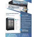 Dukers DSM-47SR 2-Glass Sliding Door Refrigerated Merchandiser 54" addl-1