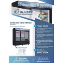 Dukers DSM-68SR 3-Glass Door Sliding Refrigerated Merchandiser 78" addl-1