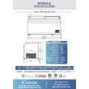 Dukers WD-500Y Curved Sliding Lid Chest Freezer 17.6 cu. Ft. addl-6