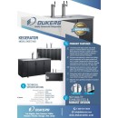 Dukers DKB72-M3 Dual Tap Kegerator Draft Beer Cooler 73" addl-3