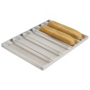 Winco ABPN-5H Aluminum Sub Sandwich Roll Pan with Silicone Glaze addl-3