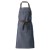 Winco BA-3327B Blue Full Length Bib Apron, 33-1/2"L x 27"W, addl-1