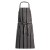 Winco BA-3427CS Chalkstripe Full Length Bib Apron, 33-1/2"x 27" addl-1