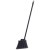 Winco BRF-6K-H Lobby Broom Set with Black Bristles, 30"L addl-1