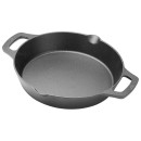 Winco CASD-10 FireIron Round Cast Iron Skillet with Two Loop Handles, 10-1/4" Dia. addl-1