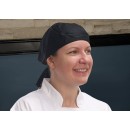 Winco CHHW-3K Black Adjustable Chef Head Wrap, One Size addl-2
