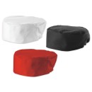 Winco CHPB-3RR Chef Red Pillbox Hat, Regular 3.5"H addl-1