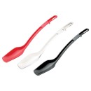 Winco CVBS-10R Red 10" Polycarbonate Curved Buffet Spoon 3/4 oz. addl-1