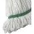 Winco MOPM-M Medium White Microfiber Mop Head, Looped End addl-1