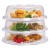 Winco PPCR-10 10" Clear Round Plate Cover, 2-1/2"H addl-1