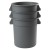 Winco PTC-20G 20 Gallon Round Gray Trash Can addl-5