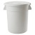 Winco PTCL-20W White Trash Can Cover for PTC-20W addl-3