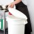 Winco PTCL-20W White Trash Can Cover for PTC-20W addl-4