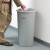 Winco PTCR-22G Gray Round Tall Trash Can, 22 Gallon addl-3