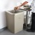 Winco PTCS-35BE Beige Square Tall Trash Can, 35 Gallon, 19-1/2" x 27-5/8"H addl-2