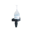 Winco SMJH-9K Black Stanchion Mount 1-Gallon Jug Holder addl-1