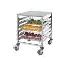 Winco SRK-12D 12-Tier Double Undercounter Steam Table Pan Rack addl-1
