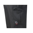 Winco UNF-11KS Black Cargo Chef Pants, Small addl-1