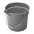 Winco UPP-14G Gray Plastic Utility Pail with Pour Spout, 14 Qt. addl-1