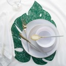 Home Details Green Leaf PVC Placemat 13" x 17" addl-1